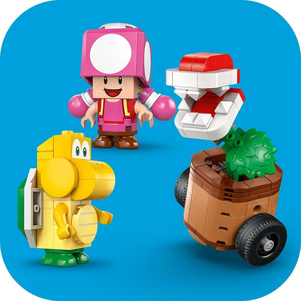 玩具研究中心(領卷更優惠且免運)現貨 樂高 LEGO 積木 瑪利歐賽車 咬下去！吞食花72044-細節圖5