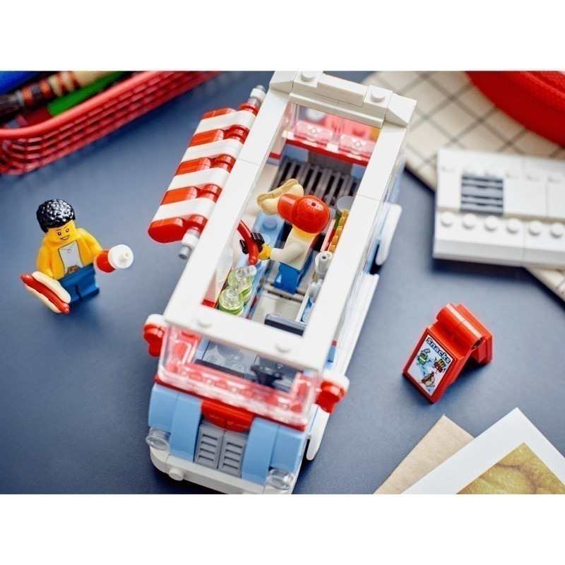 玩具研究中心 樂高 LEGO 積木 復古餐車 Retro Food Truck 40681 現貨-細節圖2