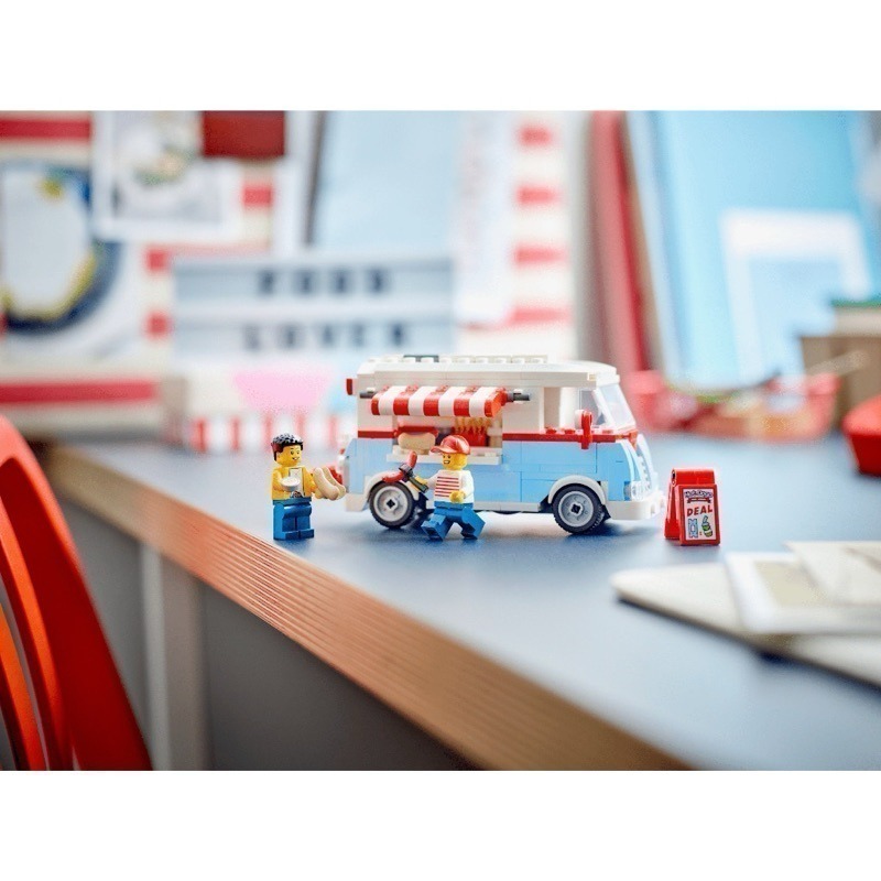 玩具研究中心 樂高 LEGO 積木 復古餐車 Retro Food Truck 40681 現貨-細節圖5
