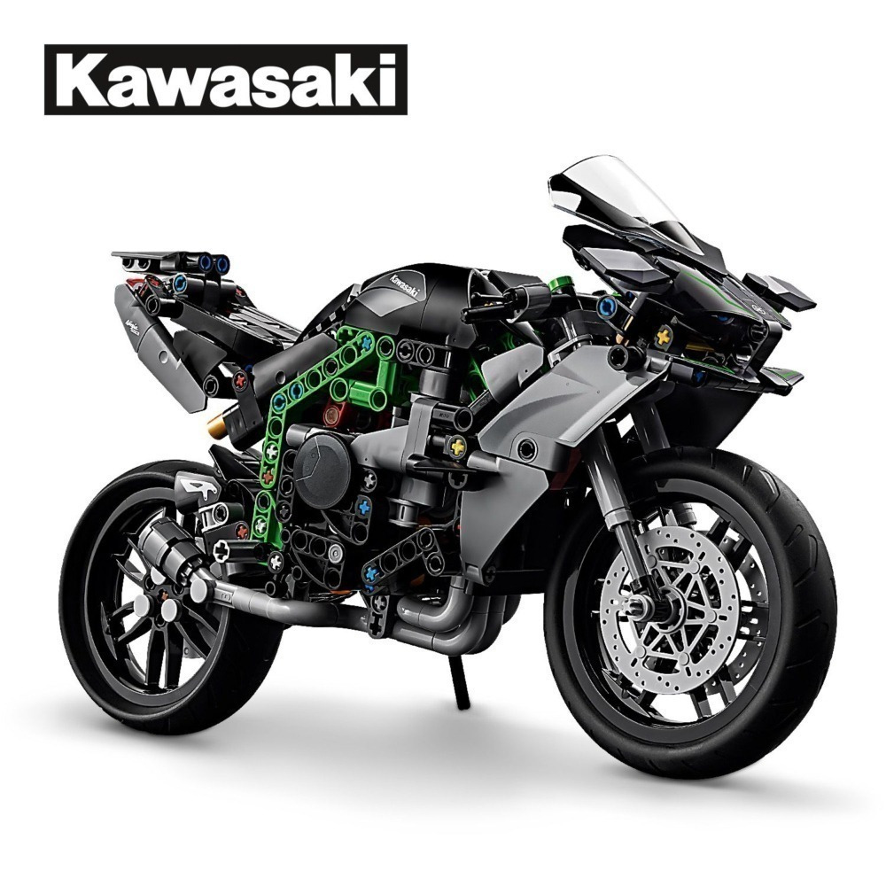 玩具研究中心 現貨 樂高 LEGO 積木 科技系列 川崎 Ninja H2R Kawasaki 42170-細節圖2