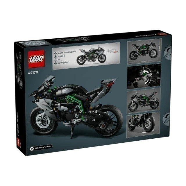 玩具研究中心 現貨 樂高 LEGO 積木 科技系列 川崎 Ninja H2R Kawasaki 42170-細節圖7
