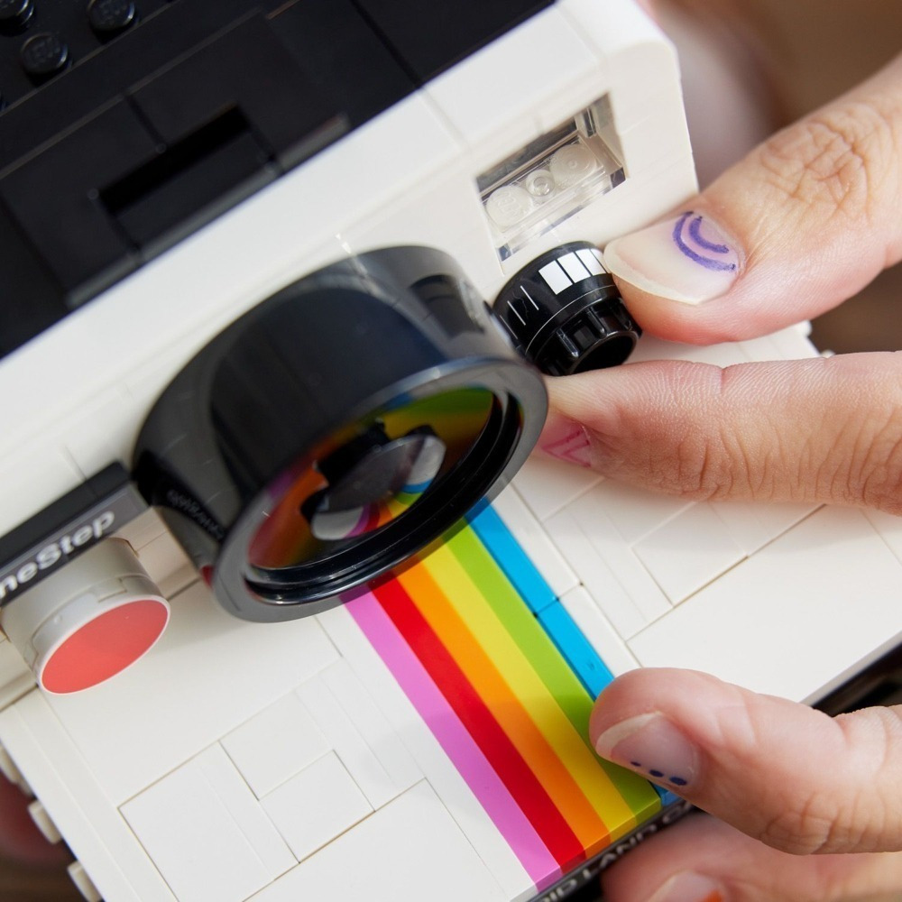 玩具研究中心 現貨 樂高 LEGO 積木 Ideas  Polaroid OneStep SX-70 相機 21345-細節圖6