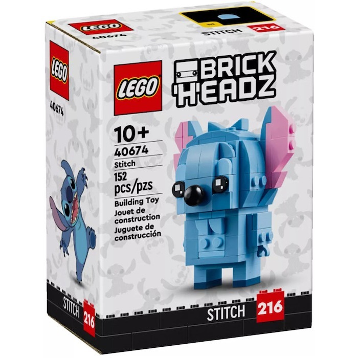 玩具研究中心 現貨 樂高 LEGO 積木 BrickHeadz Stitch 史迪奇40674-細節圖2