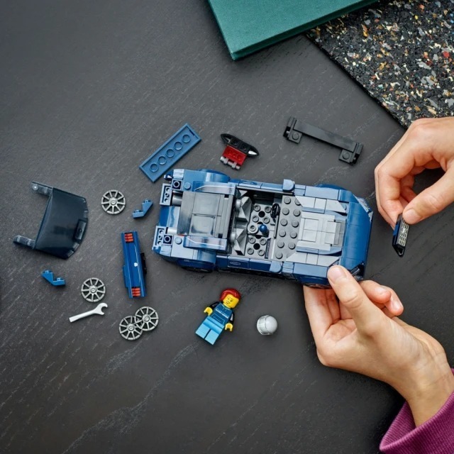 玩具研究中心 現貨 樂高 LEGO 積木 Speed系列 福特野馬 黑馬 Sports Car76920-細節圖2