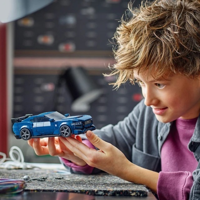 玩具研究中心 現貨 樂高 LEGO 積木 Speed系列 福特野馬 黑馬 Sports Car76920-細節圖3