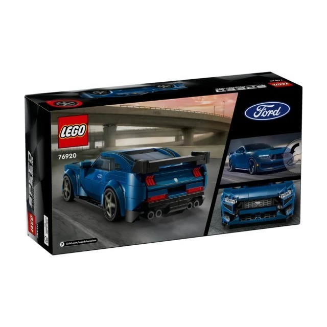 玩具研究中心 現貨 樂高 LEGO 積木 Speed系列 福特野馬 黑馬 Sports Car76920-細節圖4