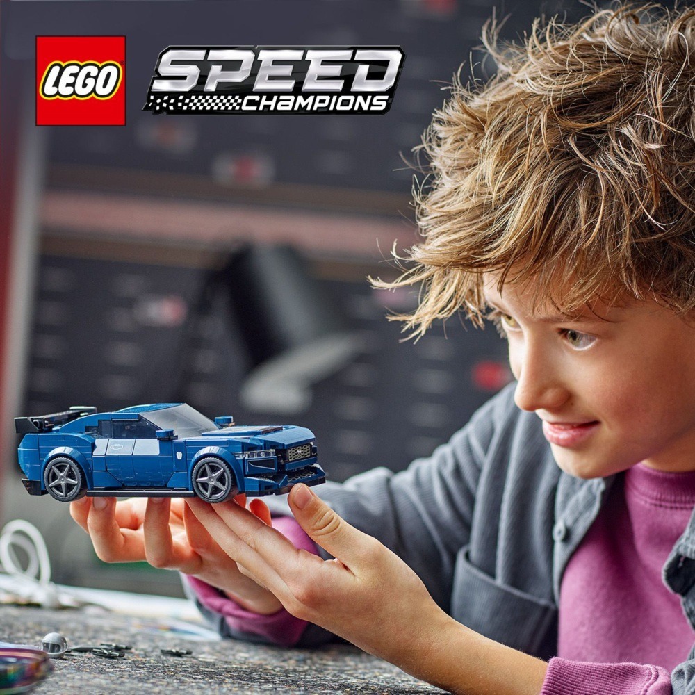 玩具研究中心 現貨 樂高 LEGO 積木 Speed系列 福特野馬 黑馬 Sports Car76920-細節圖5