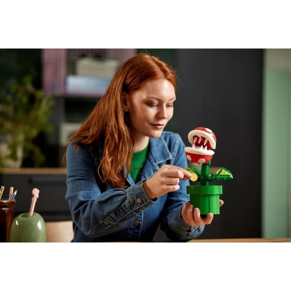玩具研究中心 現貨 樂高 LEGO 積木 超級瑪利歐系列 吞食花 食人花 Piranha Plant 71426-細節圖3