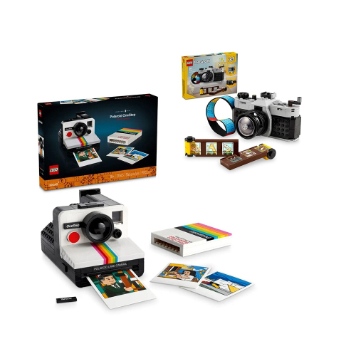 玩具研究中心 現貨樂高 LEGO 積木 復古照相機31147 OneStep SX-70相機21345 兩款相機優惠組