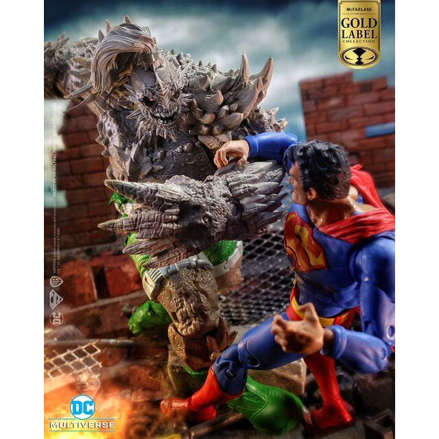 玩具研究中心 現貨 麥法蘭 DC 7吋 MEGAFIG 超人VS 毀滅日 2入組 金標代理-細節圖8