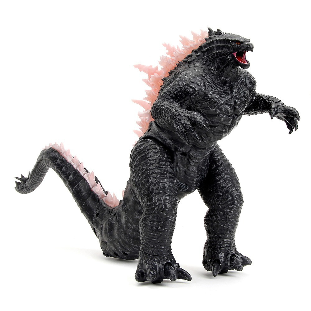 玩具研究中心(用卷折價再免運) 現貨 PLAYMATES 哥吉拉大戰金剛2 哥吉拉 12吋 覺醒RC 可遙控吐煙-細節圖6