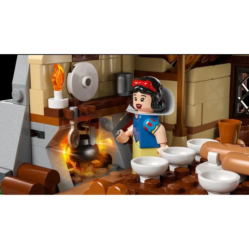 玩具研究中心 現貨 樂高 LEGO 積木 迪士尼系列 白雪公主 小屋43242-細節圖4
