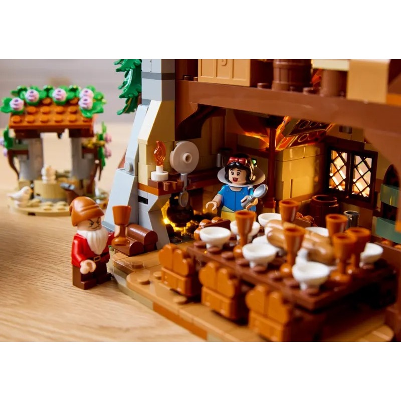 玩具研究中心 現貨 樂高 LEGO 積木 迪士尼系列 白雪公主 小屋43242-細節圖5