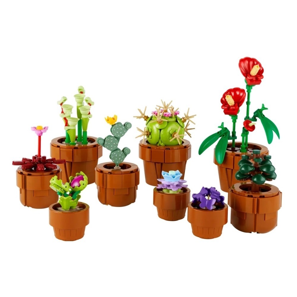 玩具研究中心 現貨 樂高 LEGO 積木 IDEAS 系列 迷你盆栽 Tiny Plants10329-細節圖3