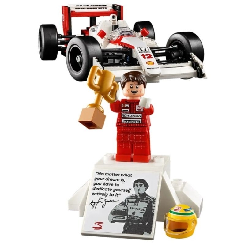 玩具研究中心 現貨 樂高 LEGO 積木  ICONS系列 McLaren MP4/4&艾爾頓·冼拿 10330-細節圖2