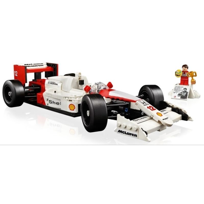 玩具研究中心 現貨 樂高 LEGO 積木  ICONS系列 McLaren MP4/4&艾爾頓·冼拿 10330-細節圖5