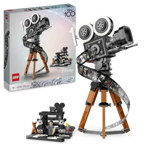 玩具研究中心 現貨 樂高 LEGO 積木 迪士尼 華特迪士尼 復古膠卷攝影機43230