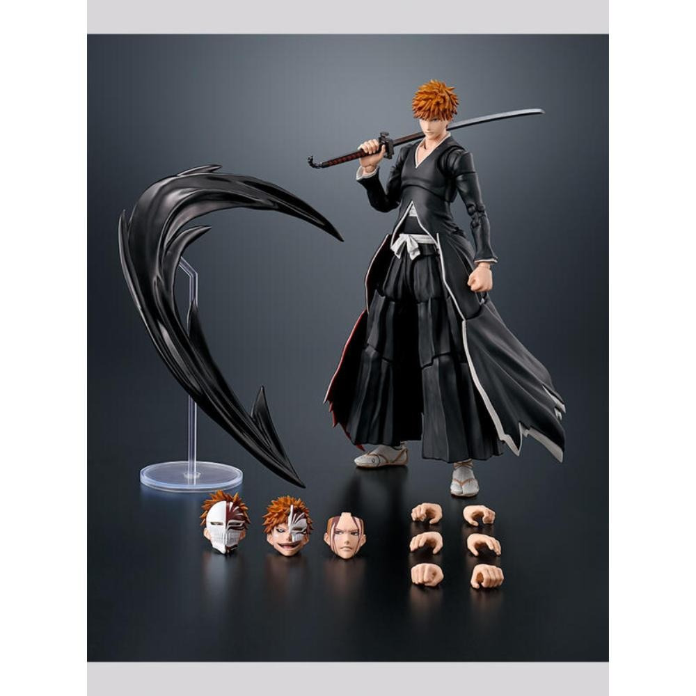 玩具研究中心 現貨 萬代 SHF BLEACH 死神 黑崎一護 月牙天衝 代理-細節圖5