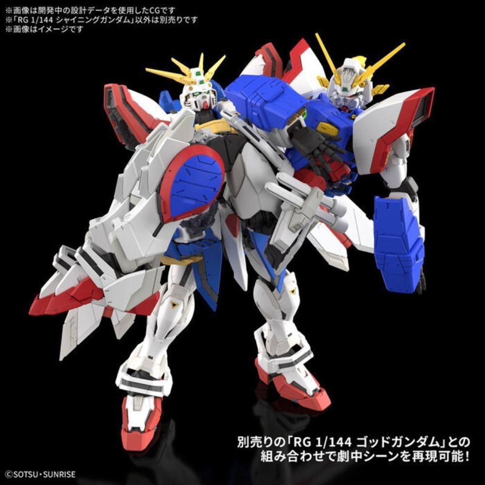 玩具研究中心 現貨 萬代 組裝模型 RG 1/144 #42 G鋼彈 閃光鋼彈 5068558-細節圖5