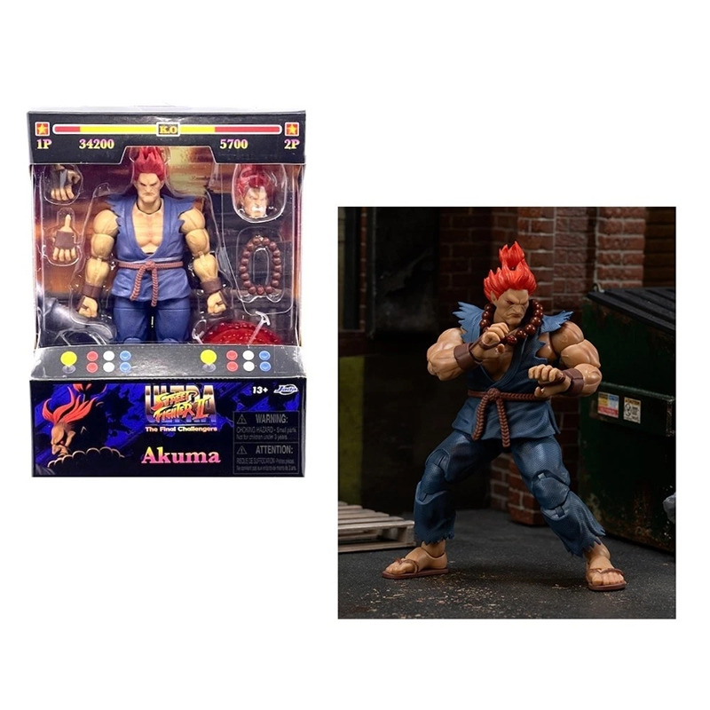 玩具研究中心現貨 JADA 快打旋風 街頭霸王 6吋 豪鬼 可動公仔-細節圖5