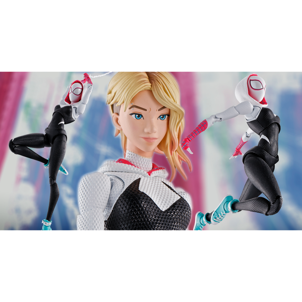 玩具研究中心  現貨 SHF 蜘蛛人 邁爾斯莫拉雷斯 穿越新宇宙 女蜘蛛人關 雙套組代理-細節圖2
