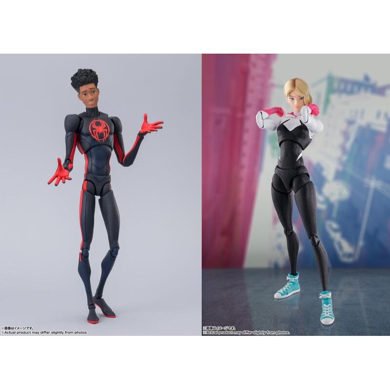 玩具研究中心  現貨 SHF 蜘蛛人 邁爾斯莫拉雷斯 穿越新宇宙 女蜘蛛人關 雙套組代理-細節圖4
