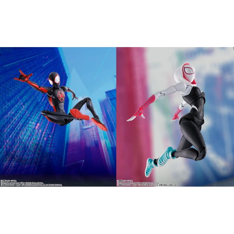 玩具研究中心  現貨 SHF 蜘蛛人 邁爾斯莫拉雷斯 穿越新宇宙 女蜘蛛人關 雙套組代理-細節圖5