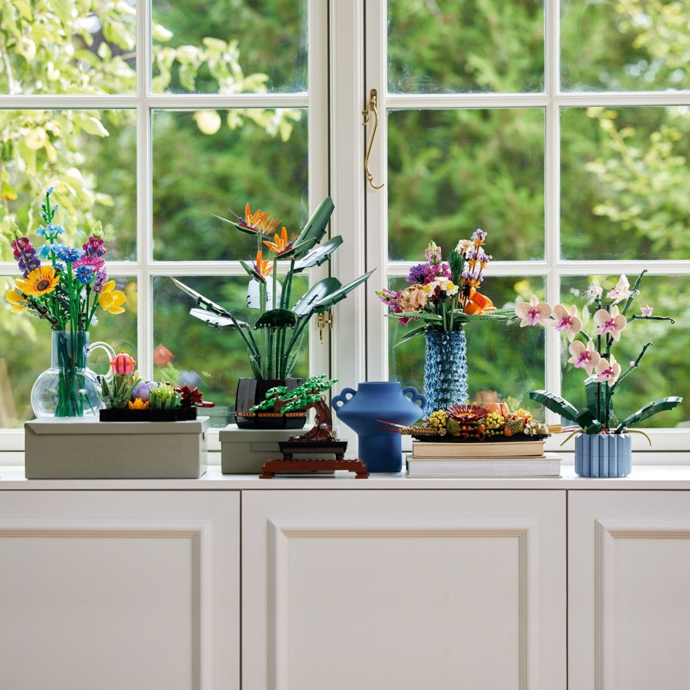 玩具研究中心 現貨 樂高 LEGO 積木 花藝系列 櫻花40725-細節圖4