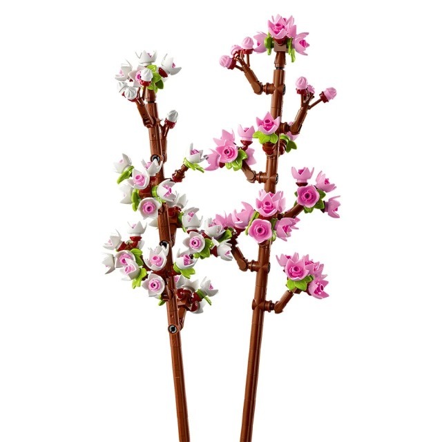 玩具研究中心 現貨 樂高 LEGO 積木 花藝系列 櫻花40725-細節圖8