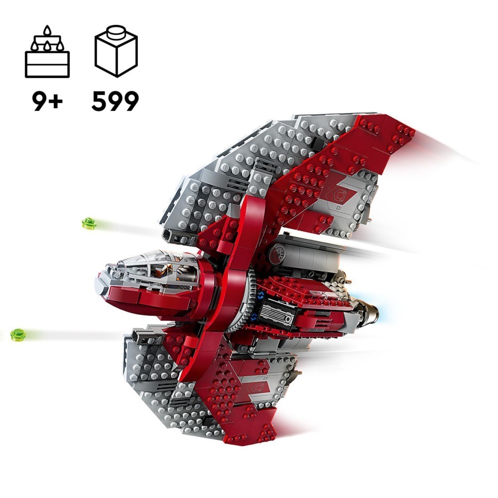 玩具研究中心 現貨 樂高 LEGO 積木 星際大戰系列 亞蘇卡譚諾的 T-6 絕地穿梭機75362-細節圖3