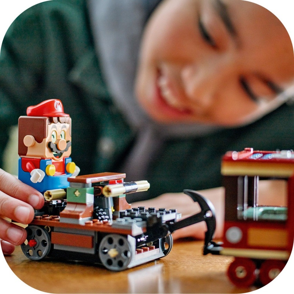 玩具研究中心 現貨 樂高 LEGO 積木 超級瑪利歐 庫巴特快列車 71437-細節圖5