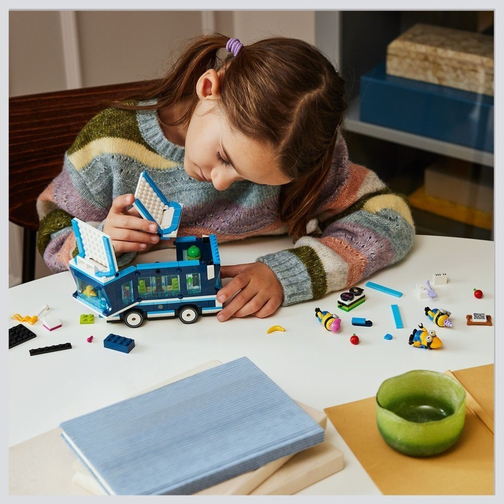 玩具研究中心 現貨 樂高 LEGO 積木 神偷奶爸 4 小小兵的音樂派對巴士 75581-細節圖6