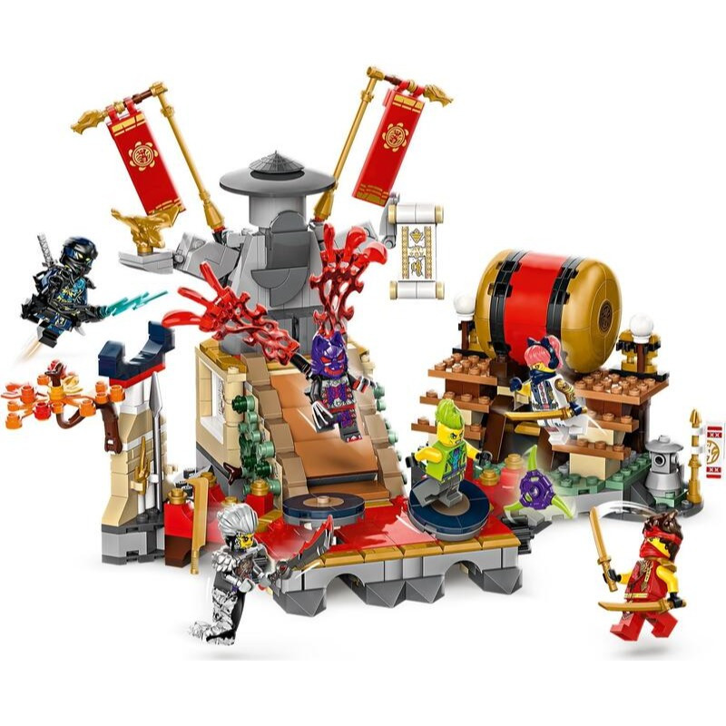 玩具研究中心 現貨樂高 LEGO 積木 忍者旋風系列 大賽競技場 71818-細節圖3