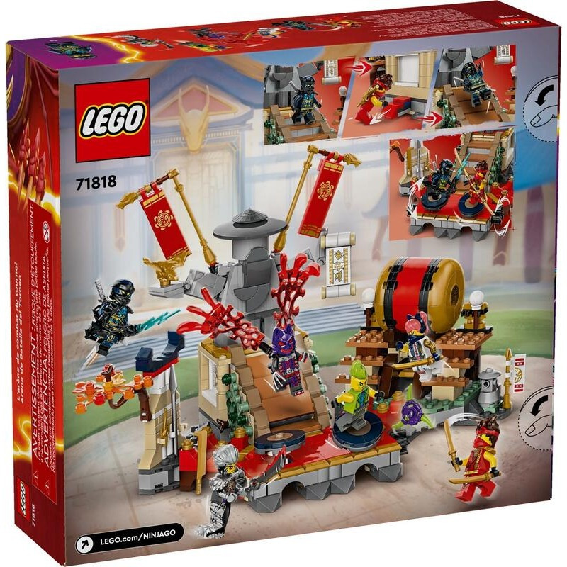 玩具研究中心 現貨樂高 LEGO 積木 忍者旋風系列 大賽競技場 71818-細節圖4