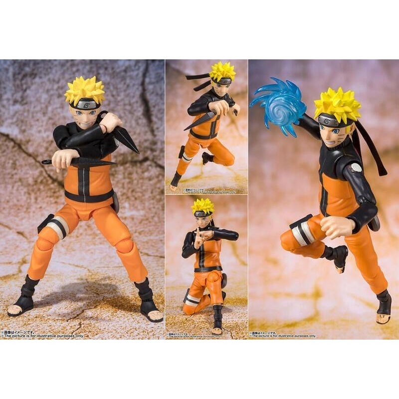 玩具研究中心 現貨 萬代 SHF 火影忍者 漩渦鳴人 NARUTOP99 可動完成品-細節圖2