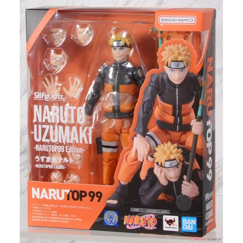 玩具研究中心 現貨 萬代 SHF 火影忍者 漩渦鳴人 NARUTOP99 可動完成品-細節圖3