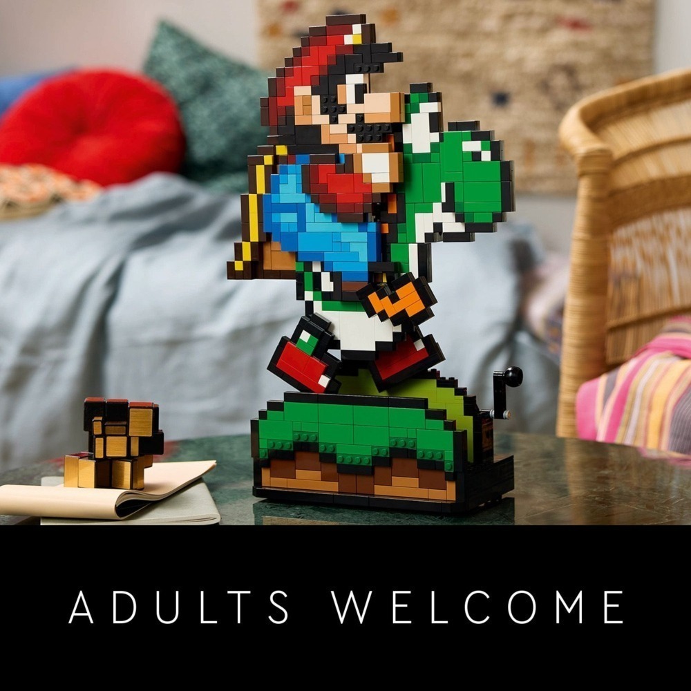 玩具研究中心 現貨 樂高 LEGO 積木 超級瑪利歐系列 瑪利歐和耀西71438-細節圖8