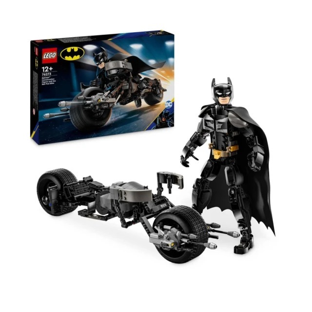 玩具研究中心 現貨 樂高 LEGO 積木 超級英雄系列 黑暗騎士 蝙蝠俠和蝙蝠機車 76273