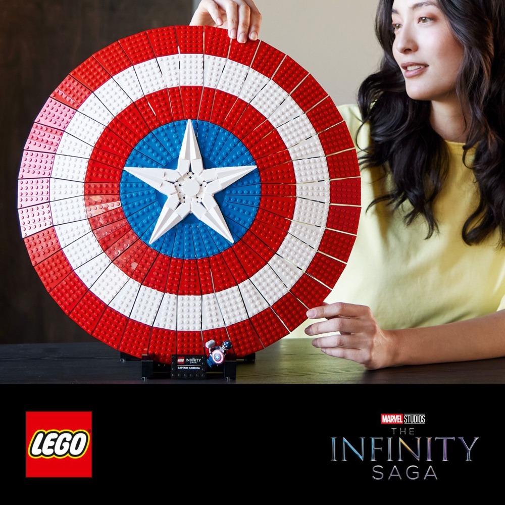 玩具研究中心 買一送二 樂高 漫威超級英雄系列 美國隊長的盾牌 76262 送40707 蛇年積木40691神話飛馬-細節圖5