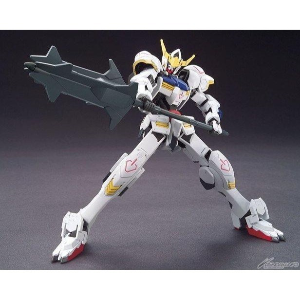 玩具研究中心 現貨 不挑盒裝 萬代 HG 1/144 #001 機動戰士鋼彈 鐵血的孤兒 獵魔鋼彈 5057977-細節圖4