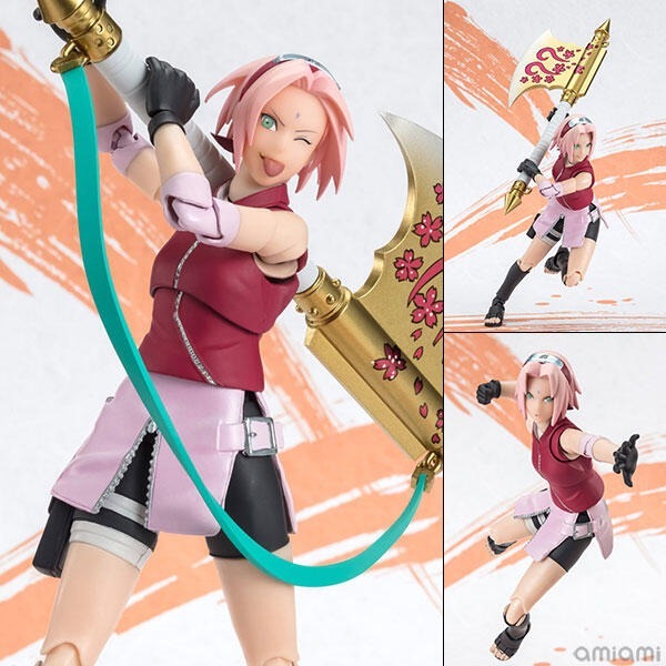 玩具研究中心 現貨 萬代 SHF 火影忍者 春野櫻 可動 NARUTOP99 Edition6-細節圖4