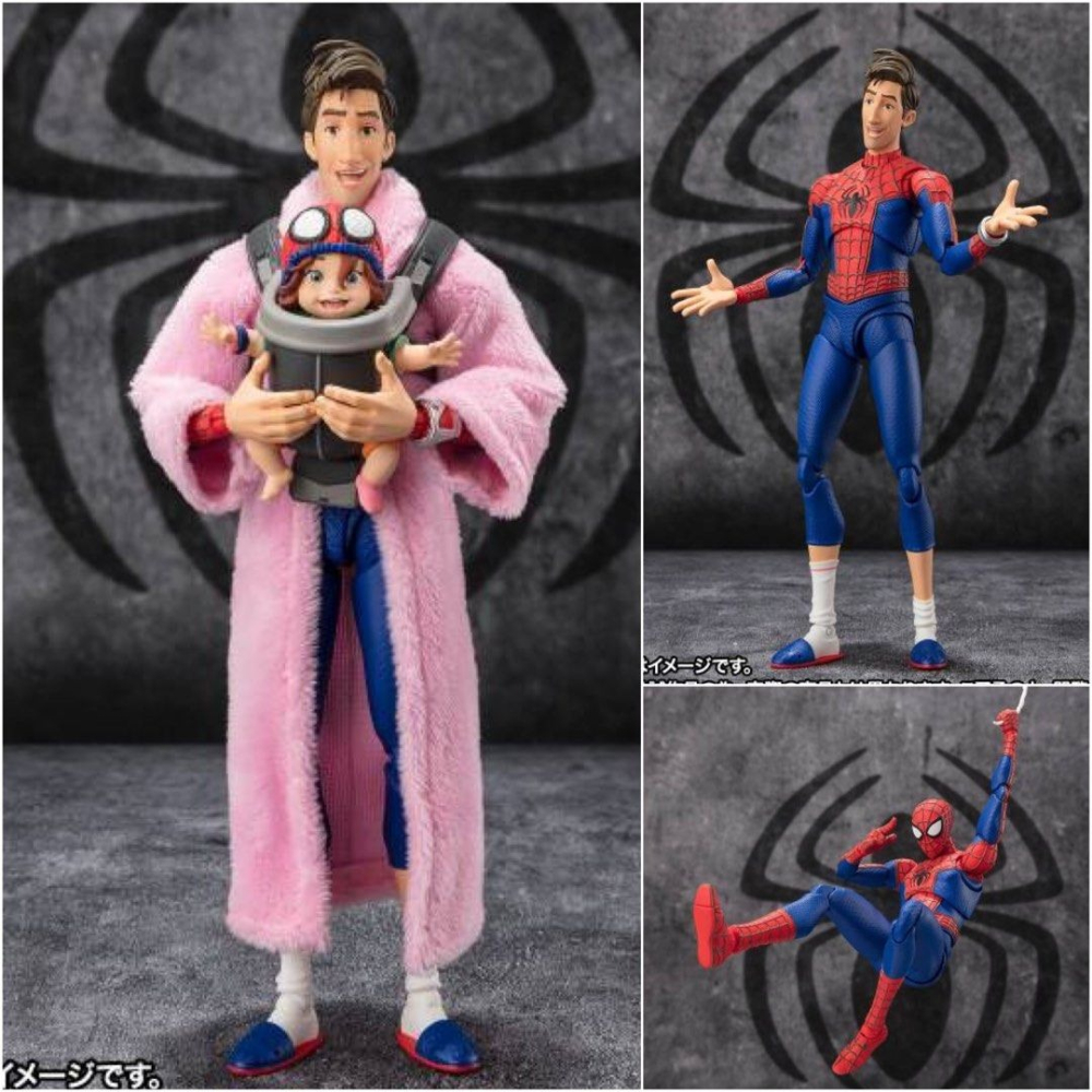 玩具研究中心 現貨 萬代 SHF 蜘蛛人 彼得‧B‧帕克＆梅黛‧帕克 蜘蛛人 穿越新宇宙 代理-細節圖8