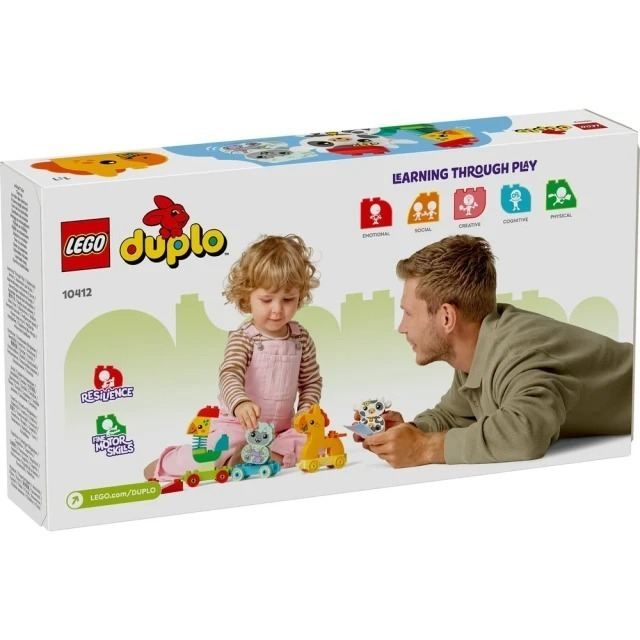 玩具研究中心 現貨 LEGO 樂高 得寶系列 10412 動物火車-細節圖2