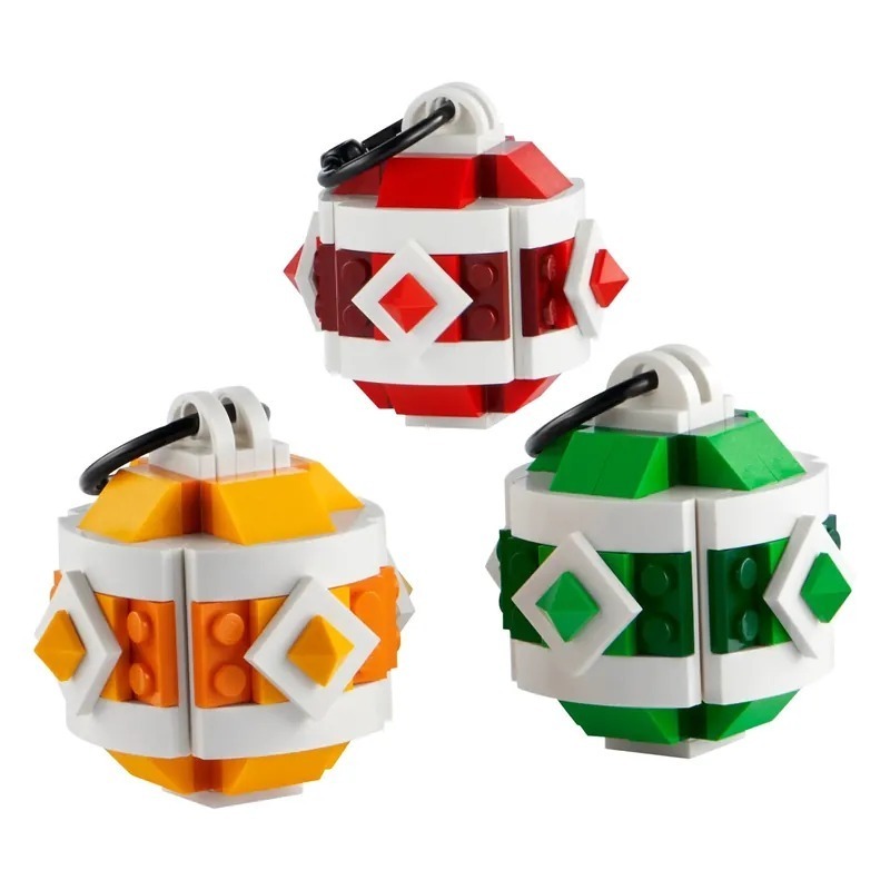 玩具研究中心 現貨 LEGO 40604 耶誕飾品組 Christmas Decor Set-細節圖2