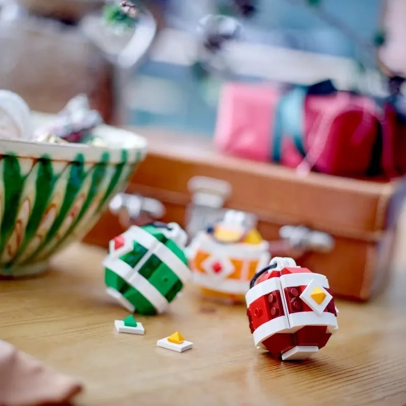 玩具研究中心 現貨 LEGO 40604 耶誕飾品組 Christmas Decor Set-細節圖3