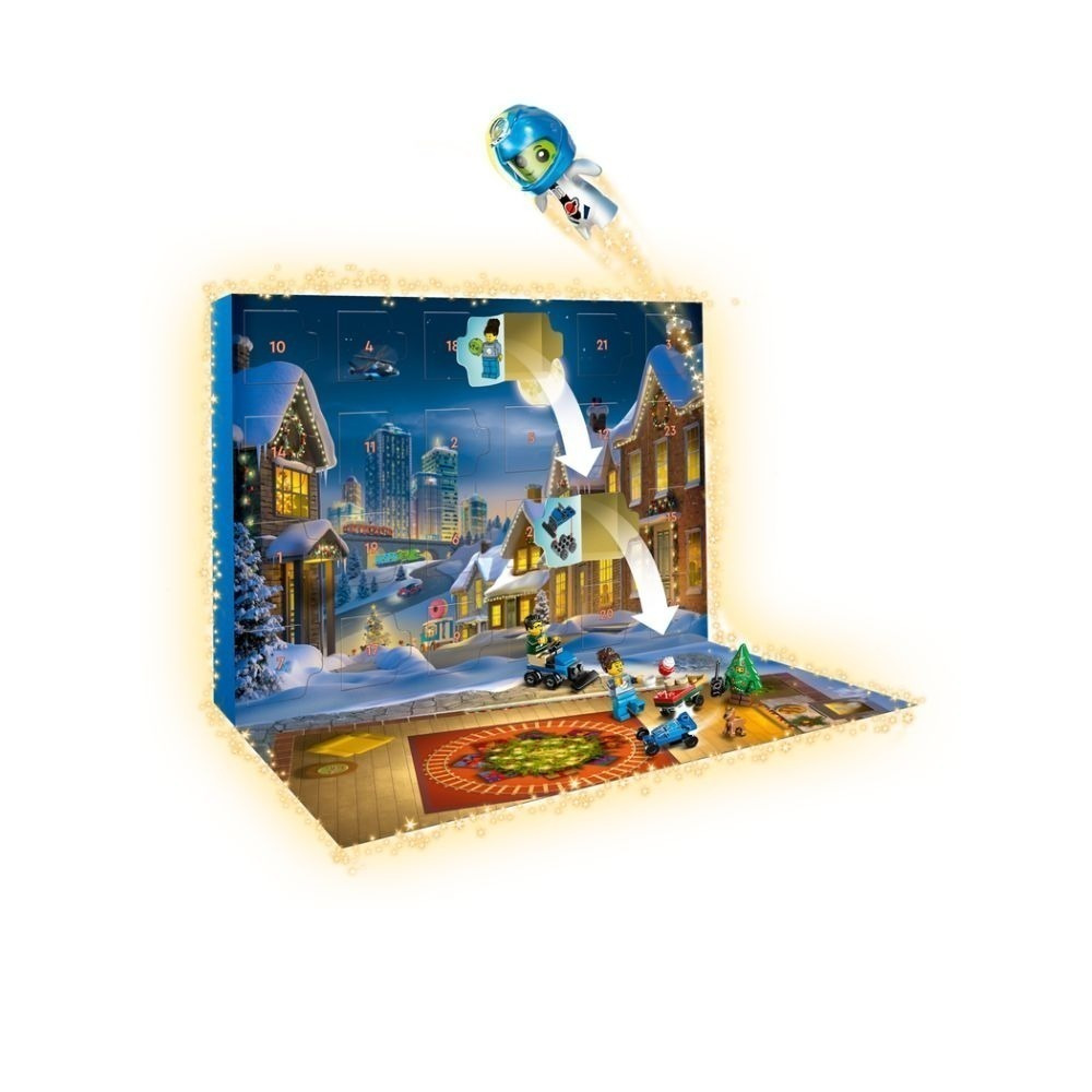 玩具研究中心 現貨 樂高 LEGO 60475 City 聖誕驚喜月曆 2025-細節圖2