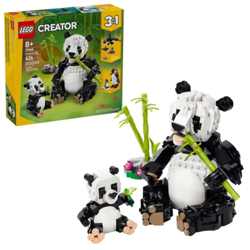 玩具研究中心 現貨 樂高 LEGO Creator 3in1系列 31165 野生動物：熊貓家庭 - 玩具研究中心 - iOPEN Mall