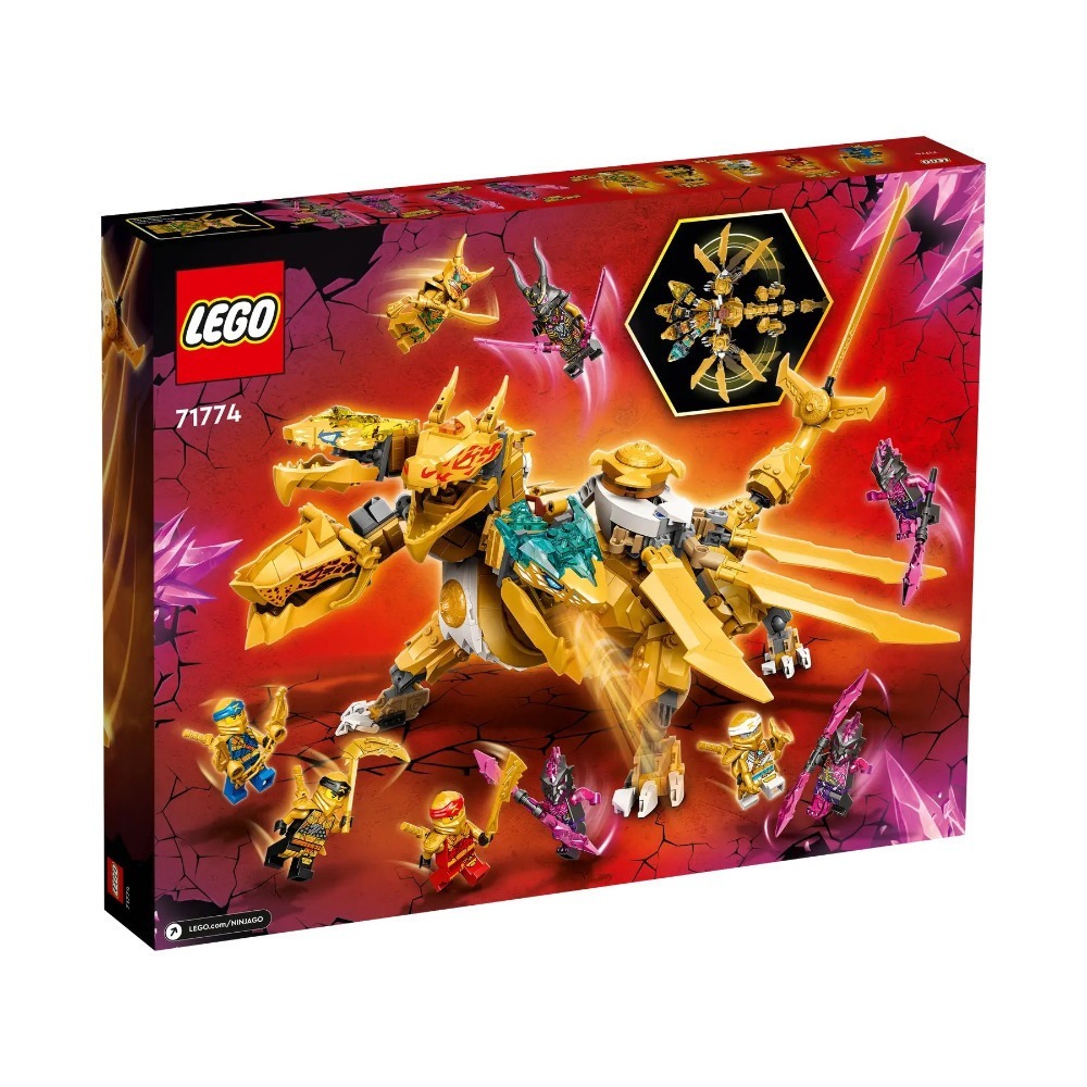 玩具研究中心 現貨 樂高 LEGO 71774 旋風忍者 勞埃德的黃金超級巨龍-細節圖2