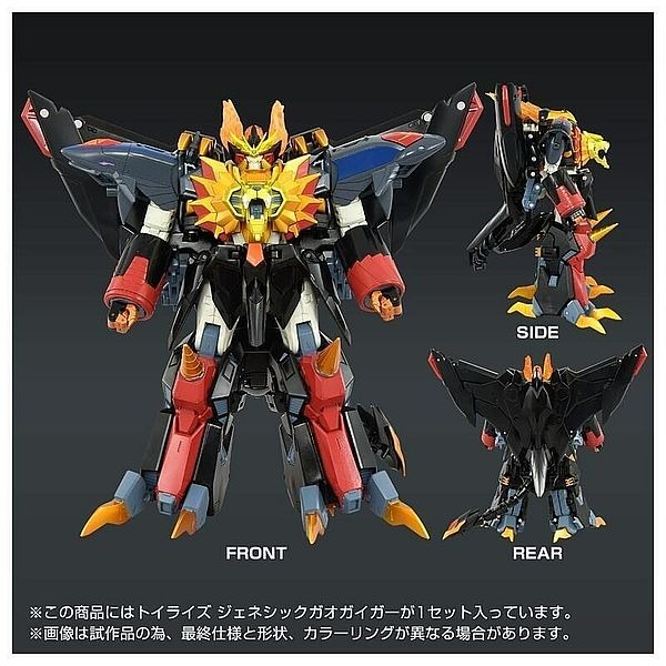 玩具研究中心 TAKARATOMY TOYRISE 勇者王 GaoGaiGar 我王凱牙 9月預購0327N-細節圖6