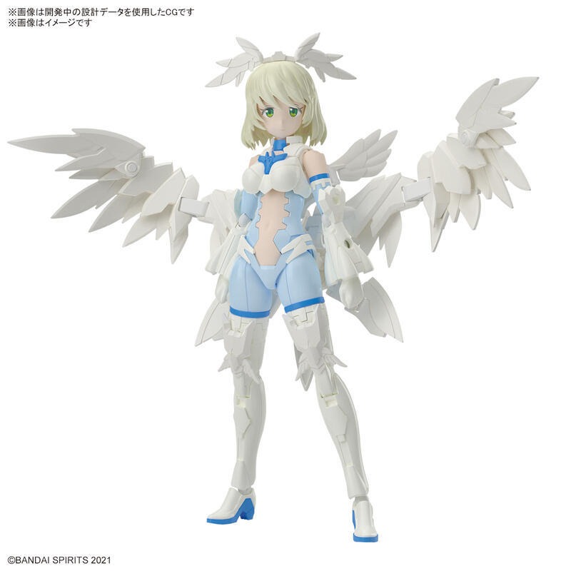 玩具研究中心 現貨 L萬代 30MS 組裝少女輕作戰 SIS-Dc88w 艾琳  艾莉卡 優雅裝 5066688-細節圖2